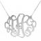 Sterling Silver Cutout Necklace