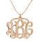 Monogrammed Filigree Pendant