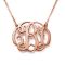 Monogram Cutout Necklace