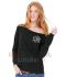 Off the shoulder sweatshirt