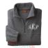 Monogrammed Pullover Jacket