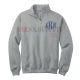 Monogrammed Pullover Jacket