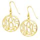 Monogram Earrings